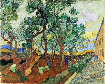 Vincent Van Gogh Painting - El jardín del Hospital St Paul en St Remy Vincent van Gogh